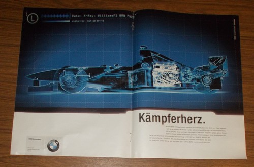 Seltene werbung bmw motorsport - werbung,