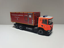 Herpa Scania CG 17 WLF mit AB-A Feuerwehr Hamburg ( BF) Süderelbe, Sondermodell