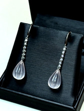 Feine Ohrringe Rosenquarz