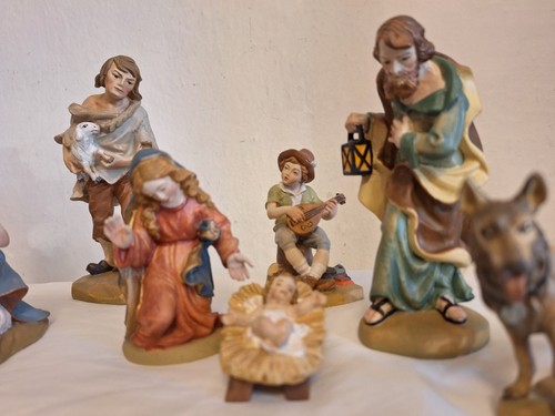 Holz krippenfiguren - 12,