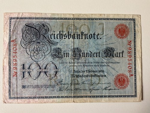 Reichsbanknote 1908