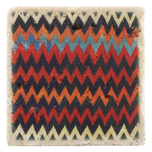 Untersetzer travertin 10x10cm - untersetzer,