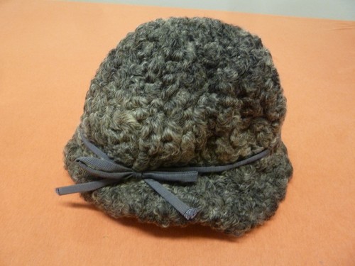 Damen persianerhut grau - -,