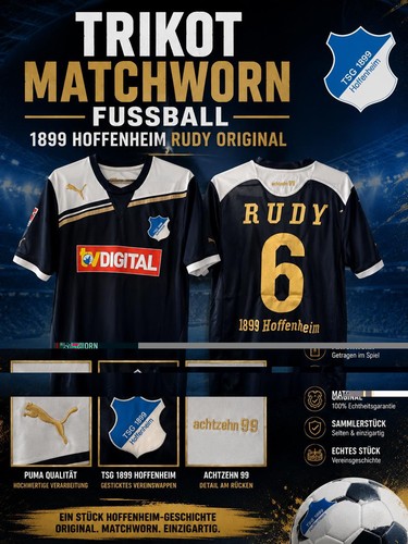 Trikot matchworn fußball 1899 - trikot,