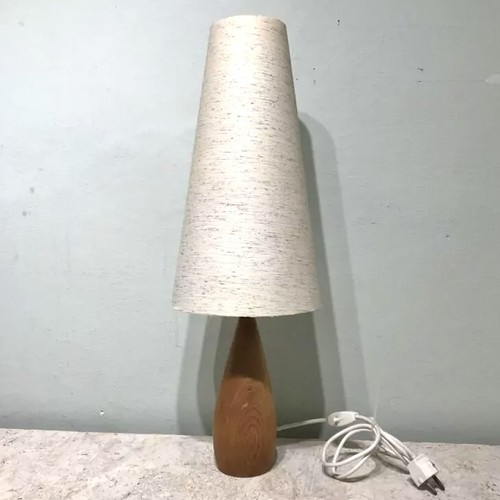 Tischlampe teakholz lampenfuß - teakholz,