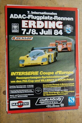 Plakat int flugplatzrennen - 7., int.
