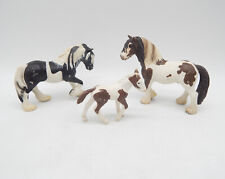 Schleich Pferde Set 13625 Tinker Hengst 13279 Tinker Stute 13295 Tinker Fohlen
