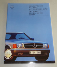 Prospekt mercedes benz - mercedes, w126