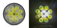 2x LED Rund Halogen 60W High +
