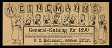 Alte Werbung 1890 Heinemann