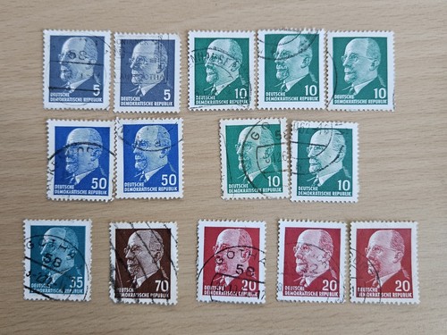 Briefmarken von 1960 walter - briefmarken,