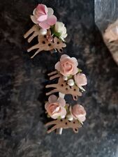 75 Anstecker für Hochzeitsgäste Hirsch Reh Rustikal Gastgeschenk Wedding
