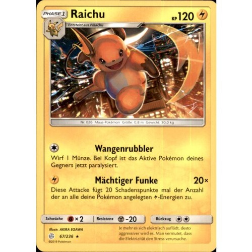 Pokemon raichu 236 welten - raichu,