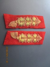 Original Paar Wehrmacht  Kragenspiegel General