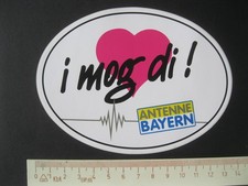 i mog di! ANTENNE BAYERN Rundfunk Radio BR Sticker Aufkleber Werbung (01)