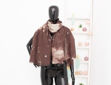 Becksondergaard Schal braun beige silber Tuch groß 50% Wolle 50% Seide...