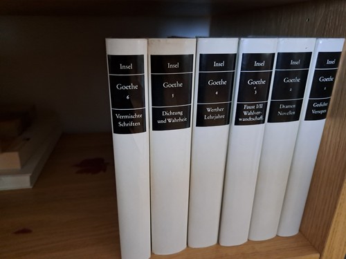 Goethe werke bände im - goethe,