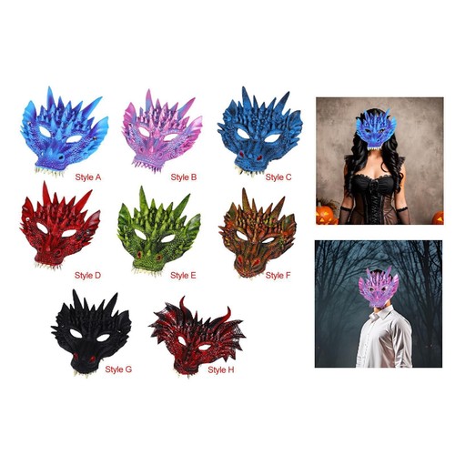 Drachen maske cosplay - 3d,