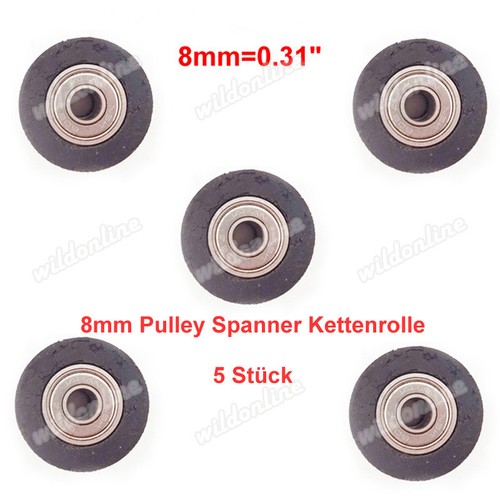8mm pulley kettenrolle - 8mm,