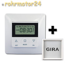 Rolladen Jalousie Zeitschaltuhr für GIRA System-/Standard 55/E2/E22/Event/Fläche