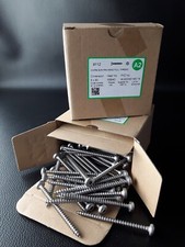 Halbrundkopf-Holzbauschrauben 6x80 - Edelstahl A2