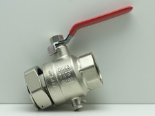 WESA Kugelhahn - Innengewinde 1,5" - Überwurfmutter 2" mit Hebelgriff - 2 Stück