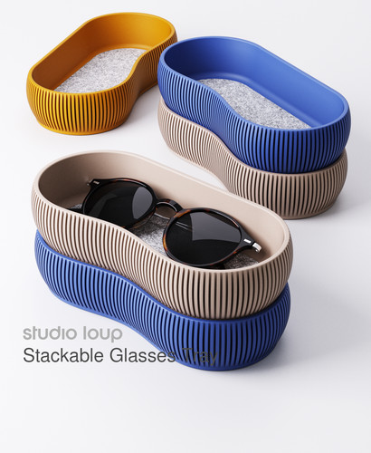 Stapelbare brillenablage - stapelbare,