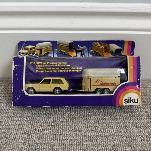 Siku 1917 range rover - siku, horse