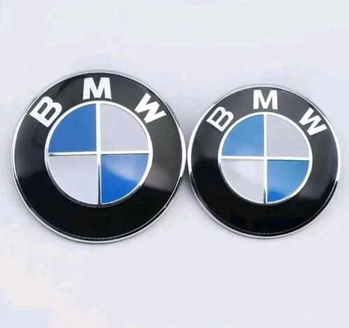 82mm 74mm bmw emblem - bmw, blau