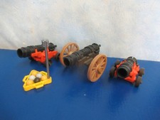 3 x Kanone  1 x Kugel Magazin zu 3550 3750  Piratenschiff Playmobil 8308