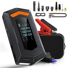 8000A Auto Starthilfe Jump Starter Ladegerät Powerbank KFZ mit Luftkompressor DE