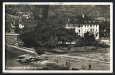 Ansichtskarte Ludwigshafen a. B., Blick auf das Strand-Hotel Adler 1942 