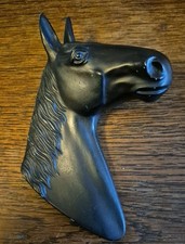 Iron Art Eisen Pferdekopf 17 cm Hoch 10 cm Breit Zum Aufhängen Wandschmuck 