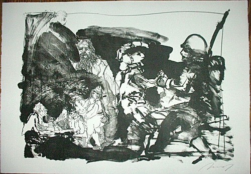 Alfred hrdlicka lithographie - alfred, hrdlicka,