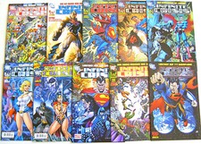 INFINITE CRISIS 1 -7 komplett + alle 3 x Variants lim. 999 + 777 Ex. PANINI 2006