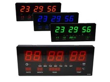 LED Digital-Wanduhr