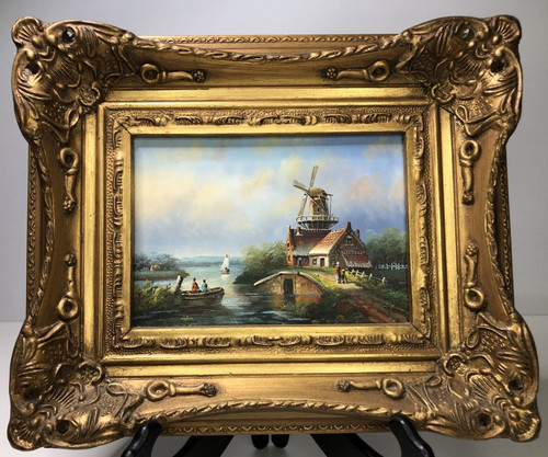 Vintage gemälde holländische - vintage,