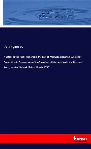 Anonymous letter to - anonymous, the