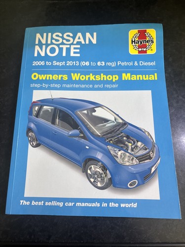 Nissan note haynes 2006 2013 - nissan,