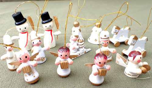 Holzanhänger holz figuren - 14,