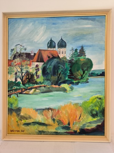 Großes ölbild 54x64 - Ölbild,
