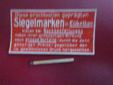 Siegelmarke :  prachtvolle geprägte Siegelmarken u. Etiketten ...