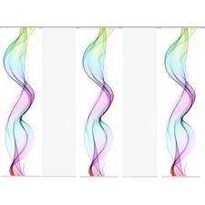 5-teiliges Schiebevorhang-Set