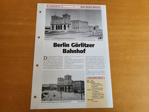 Archiv der bahnhöfe - der,
