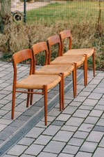 4x Moeller Modell 75 Teak