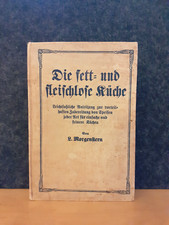 Lina Morgenstern: Die fett- und fleischlose Küche * altes Kochbuch * RAR