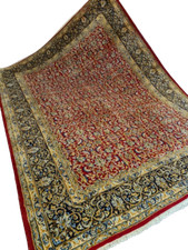 Feiner Königlicher Perser Kirman Handgeknüpfter Orientteppich 334x243cm