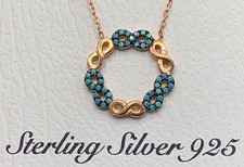 Kette  mit synth. Türkis