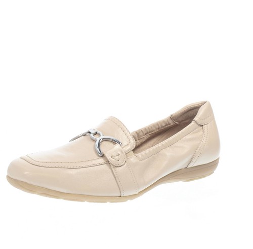 Caprice leder halbschuhe - caprice, beige