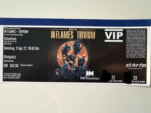 Flames trivium vip - trivium,